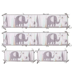 Juju Nursery Elephant Love 7-Piece Crib Bedding Set | The Nest Attachment Parenting Hub