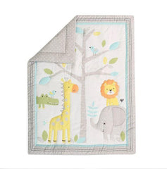 Juju Nursery Safari Yearbook 7-Piece Crib Bedding Set | The Nest Attachment Parenting Hub