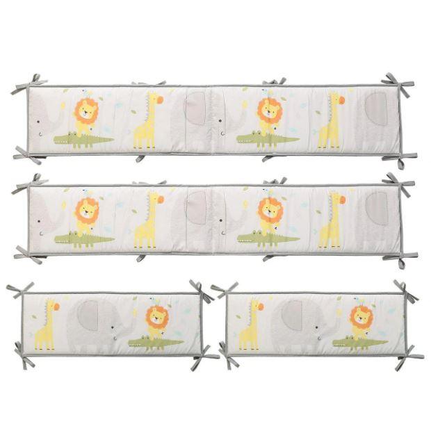 Juju Nursery Safari Yearbook 7-Piece Crib Bedding Set | The Nest Attachment Parenting Hub