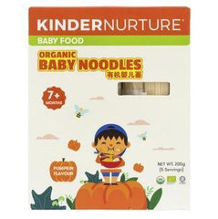 KinderNurture Organic Baby Noodles Pumpkin 200g | The Nest Attachment Parenting Hub