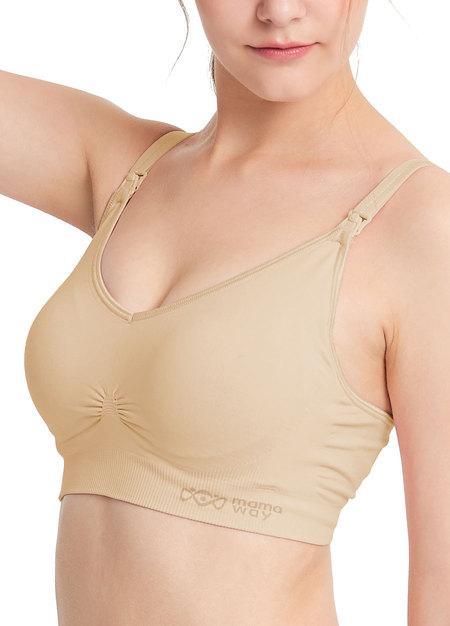 ⚡️Discover Mamaway Ultralight Antibacterial Seamless Nursing Bra Nude  190882F* at The NestAPH! – The Nest:Attachment Parenting Hub