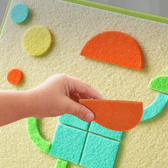 Mideer - Geometric Felt Puzzle | The Nest Attachment Parenting Hub