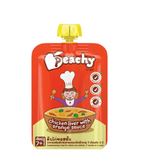 Peachy Baby Food Chicken Liver with Orange Sauce 7m+ | The Nest Attachment Parenting Hub