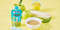 Peachy Baby Food Peas, Corn Milk & Apple Purée 6m+ | The Nest Attachment Parenting Hub