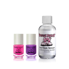 Piggy Paint 2 Nail Polish + Nail Polish Remover Box Set | The Nest Attachment Parenting Hub
