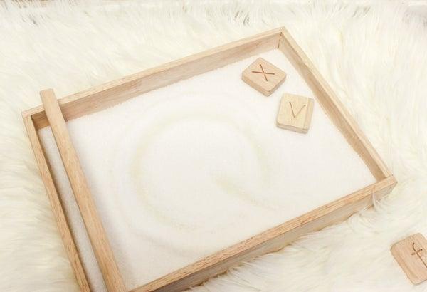 QToys Montessori Sand Tray 828 | The Nest Attachment Parenting Hub
