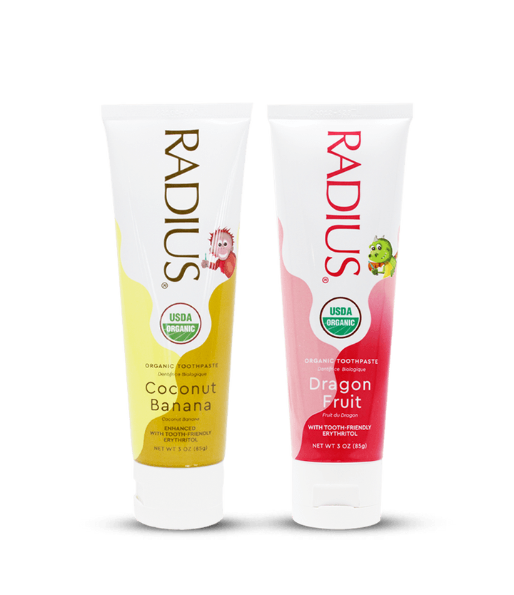 Radius USDA Organic Kids Toothpaste 3oz 6m+ | The Nest Attachment Parenting Hub