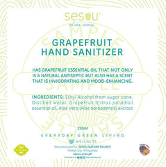 Sesou Grapefruit Hand Sanitizer | The Nest Attachment Parenting Hub