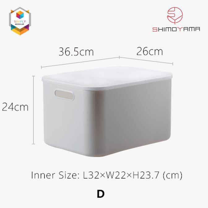 Shimoyama Large Gray Deep Storage Box with Lid | The Nest Attachment Parenting Hub