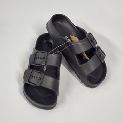 Slip-on Adjustable & Lightweight Slippers - Black | The Nest Attachment Parenting Hub