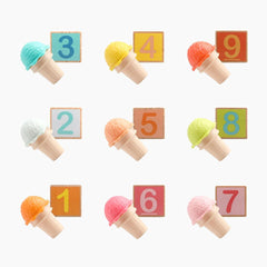 Toy Tinkr Topbright Colorful Number Cognitive Ice Cream Learning Box 3+ | The Nest Attachment Parenting Hub