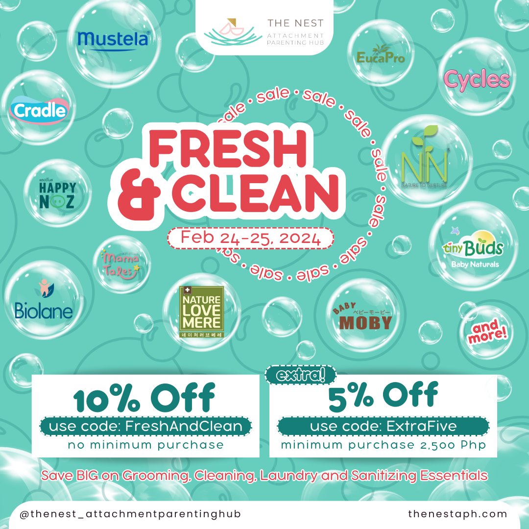 Fresh and Clean Sale – The Nest:Attachment Parenting Hub