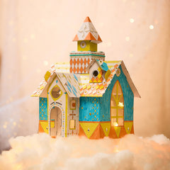 Flower Monaco DIY Paper House Painting