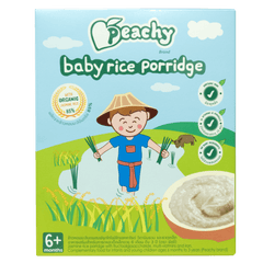 Peachy Baby Rice Porridge 6m+ | The Nest Attachment Parenting Hub