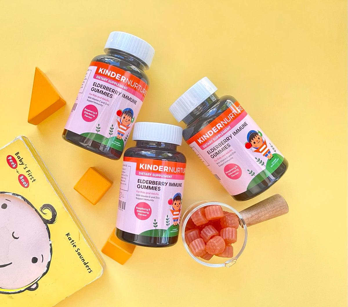 KinderNurture Elderberry Immune Gummies | The Nest Attachment Parenting Hub