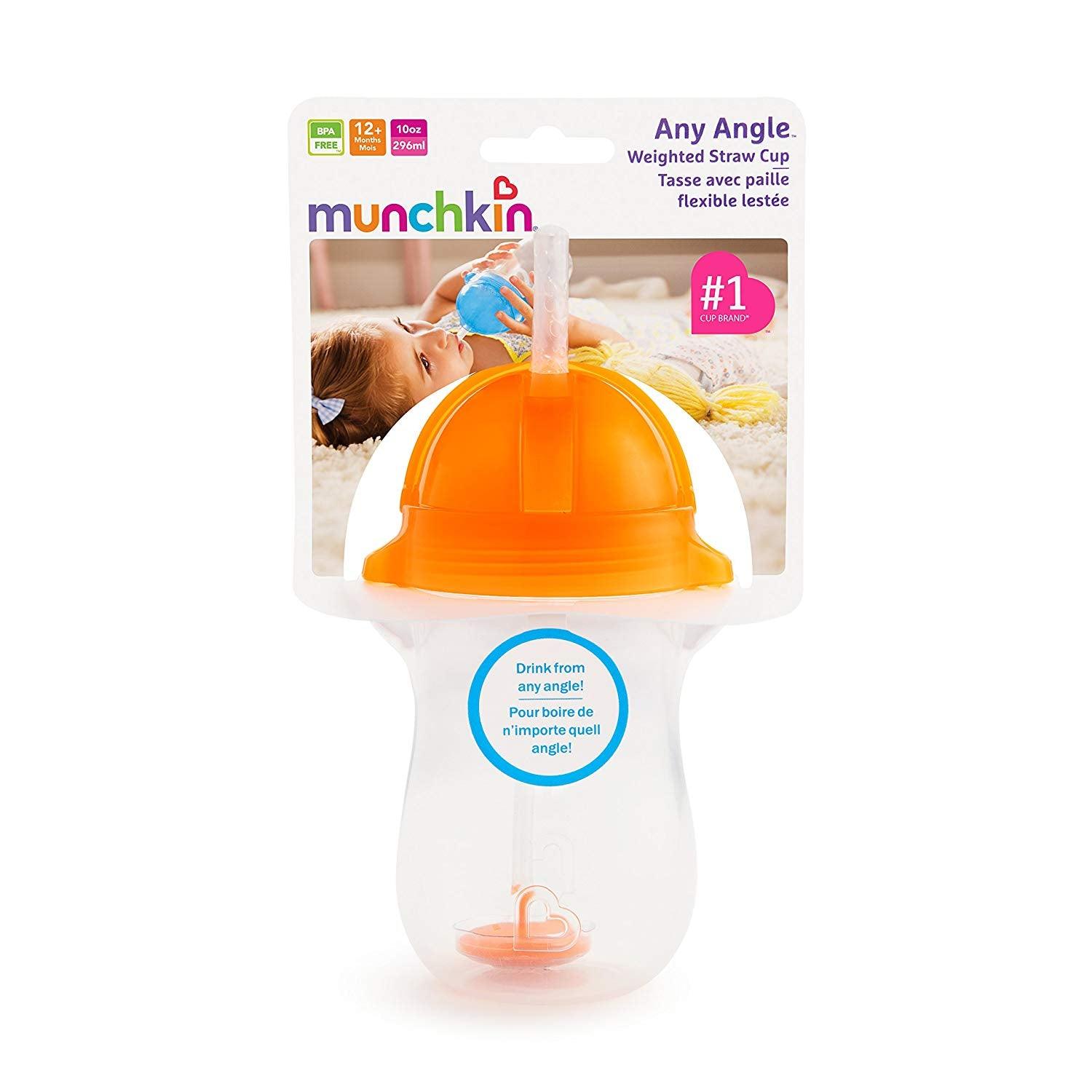 Munchkin Click Lock™ Weighted Flexi-Straw Cup 10oz 12m+ | The Nest Attachment Parenting Hub