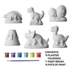 ArtKids Paint and Display  Plaster Dinosaurs