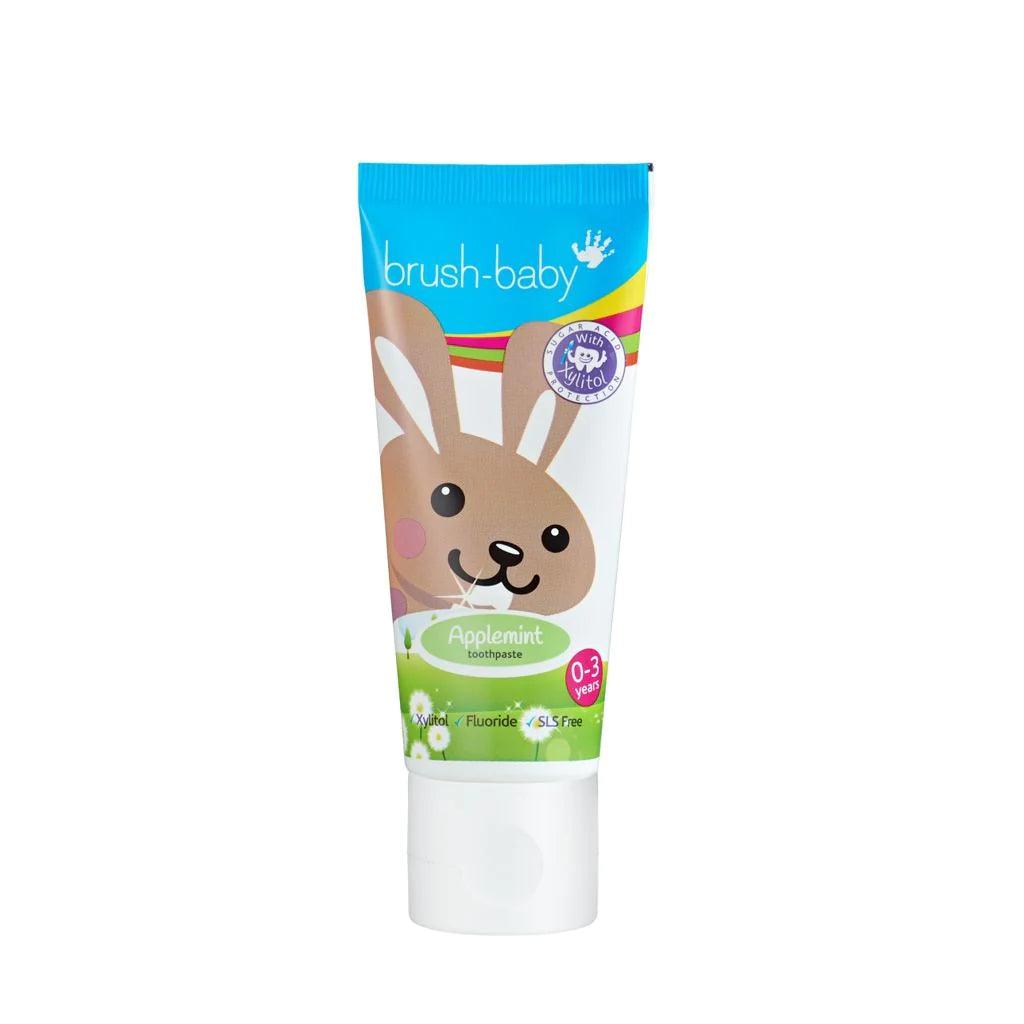 Brush-Baby Baby & Toddler Toothpaste with Xylitol 50ml (0m to 3y) | The Nest Attachment Parenting Hub