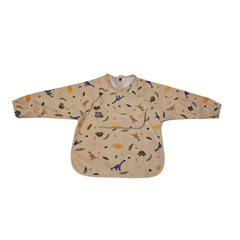 Nathan & Emma Long Sleeve Baby Bib with Small Food Catcher