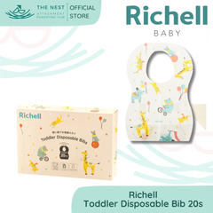 Richell Toddler Disposable Bib 20s