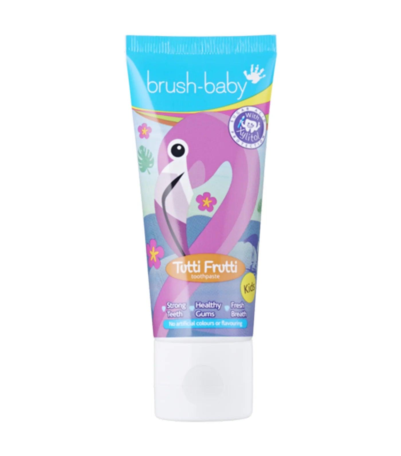 Brush-Baby Baby & Toddler Toothpaste with Xylitol 50ml (0m to 3y) | The Nest Attachment Parenting Hub