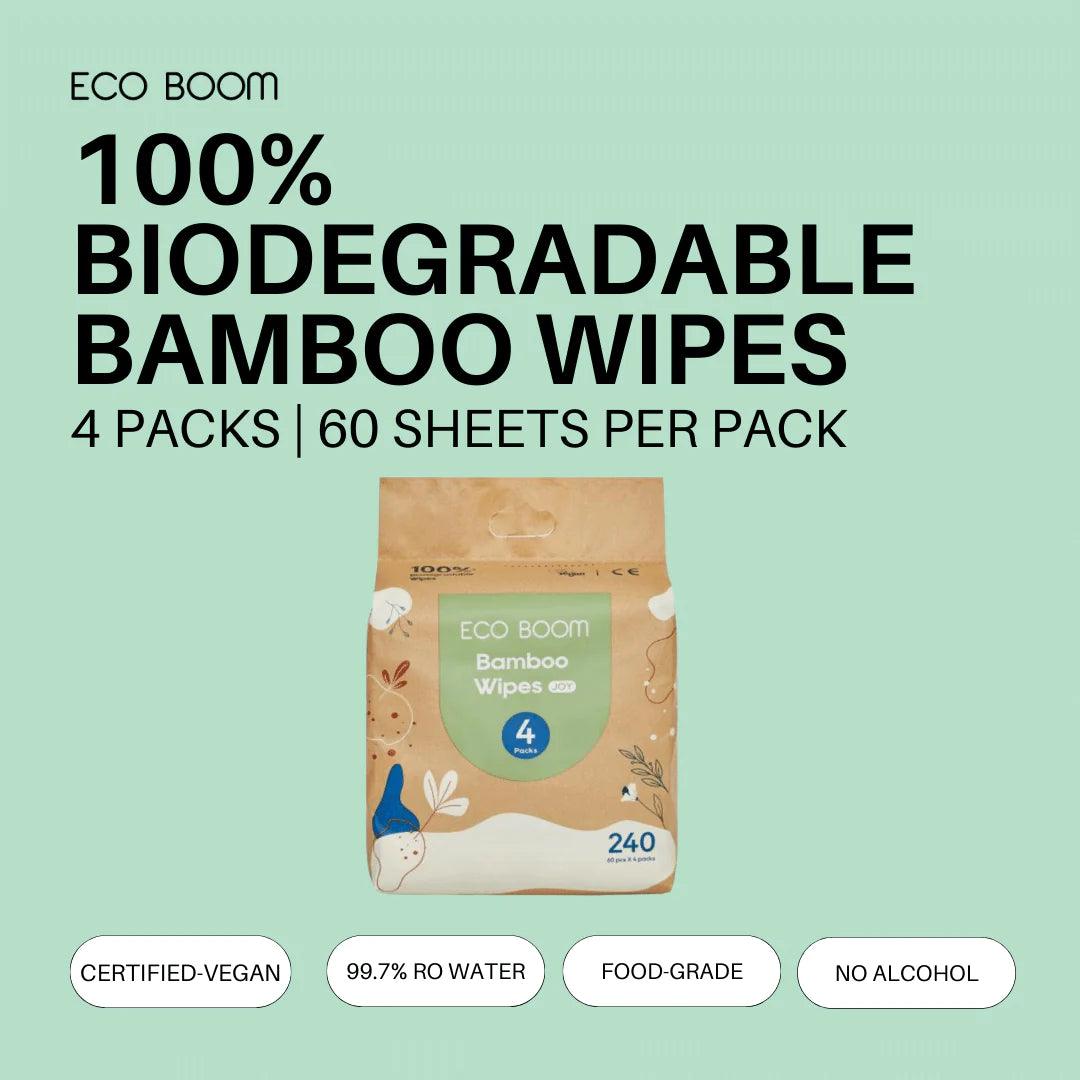 Eco Boom Bamboo Wipes Kraft Pack | The Nest Attachment Parenting Hub