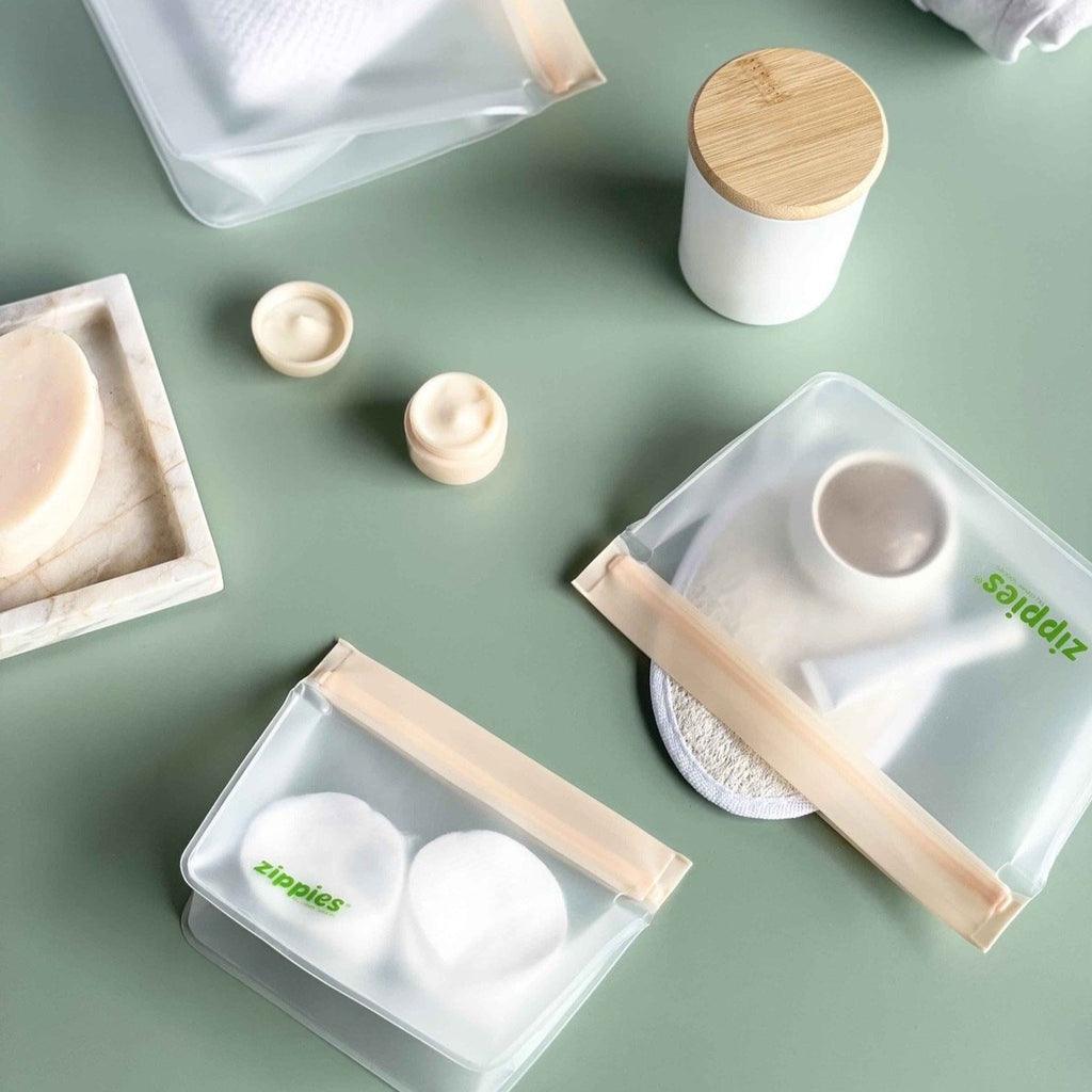 Zippies Color Reusable Bags Linen Dreams Sampler Pack | The Nest Attachment Parenting Hub