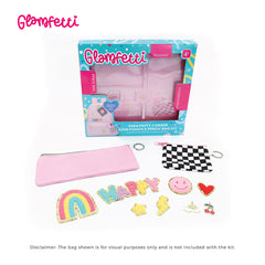 Glamfetti Creativity Corner Coin Pouch & Pencil Bag Kit