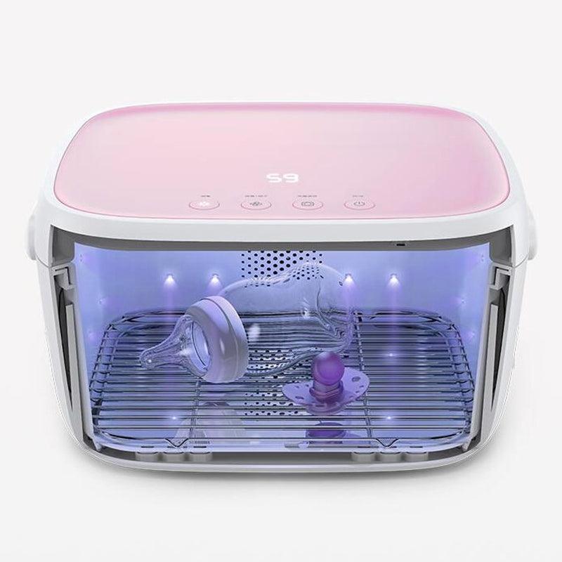 59S 4th Gen 3-min Smart Sterilization Box - UVC LED Milk Bottle Sterilizing Box T5 With Battery | The Nest Attachment Parenting Hub