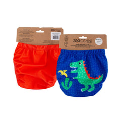Zoocchini UPF50 Swim Diaper Set of 2 (Baby/Toddler) - Devin the Dino | The Nest Attachment Parenting Hub