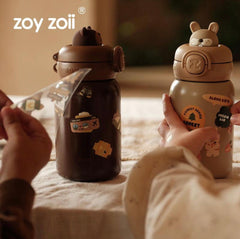 Zoyzoii E8 Stainless Steel Insulated Tumbler 450ml | The Nest Attachment Parenting Hub