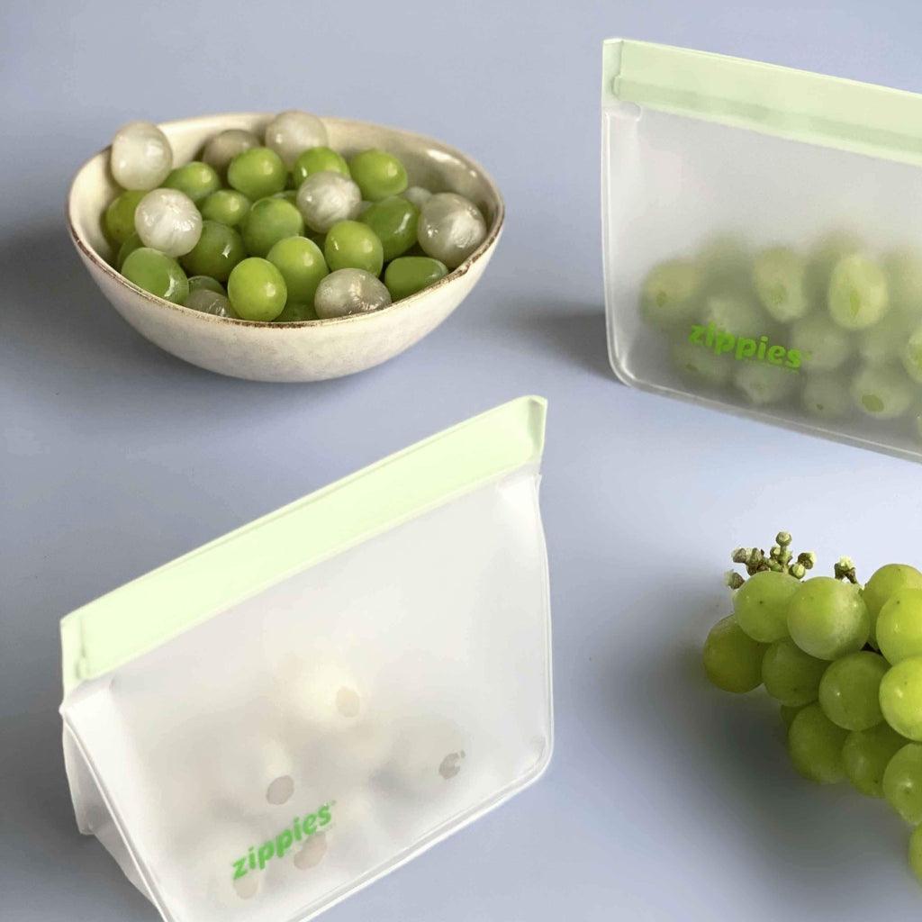 Zippies Color Reusable Bags Linen Dreams Sampler Pack | The Nest Attachment Parenting Hub