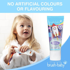 Brush-Baby Baby & Toddler Toothpaste with Xylitol 50ml (0m to 3y) | The Nest Attachment Parenting Hub