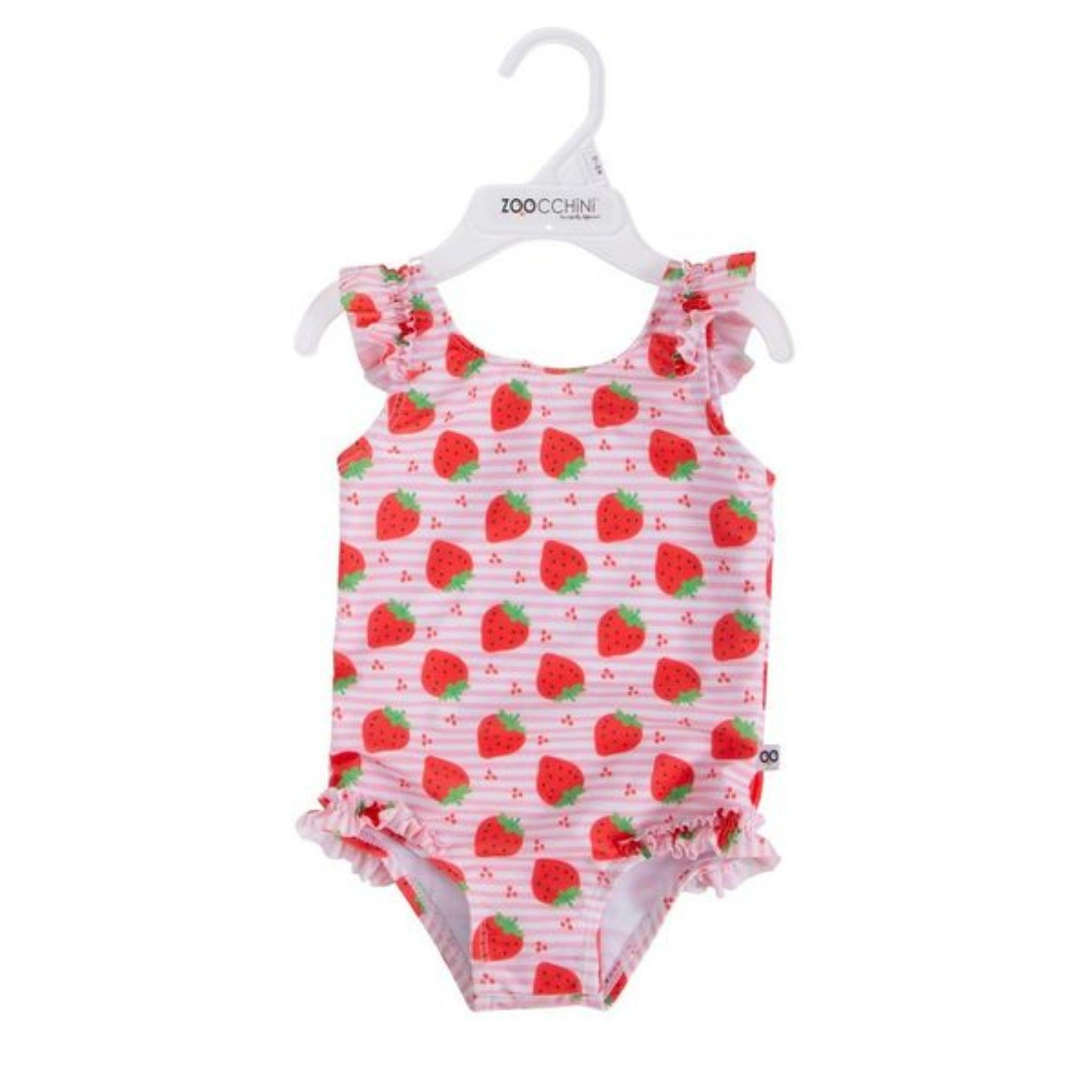 Zoocchini Baby Girl UPF50 Snap Swimsuit | The Nest Attachment Parenting Hub