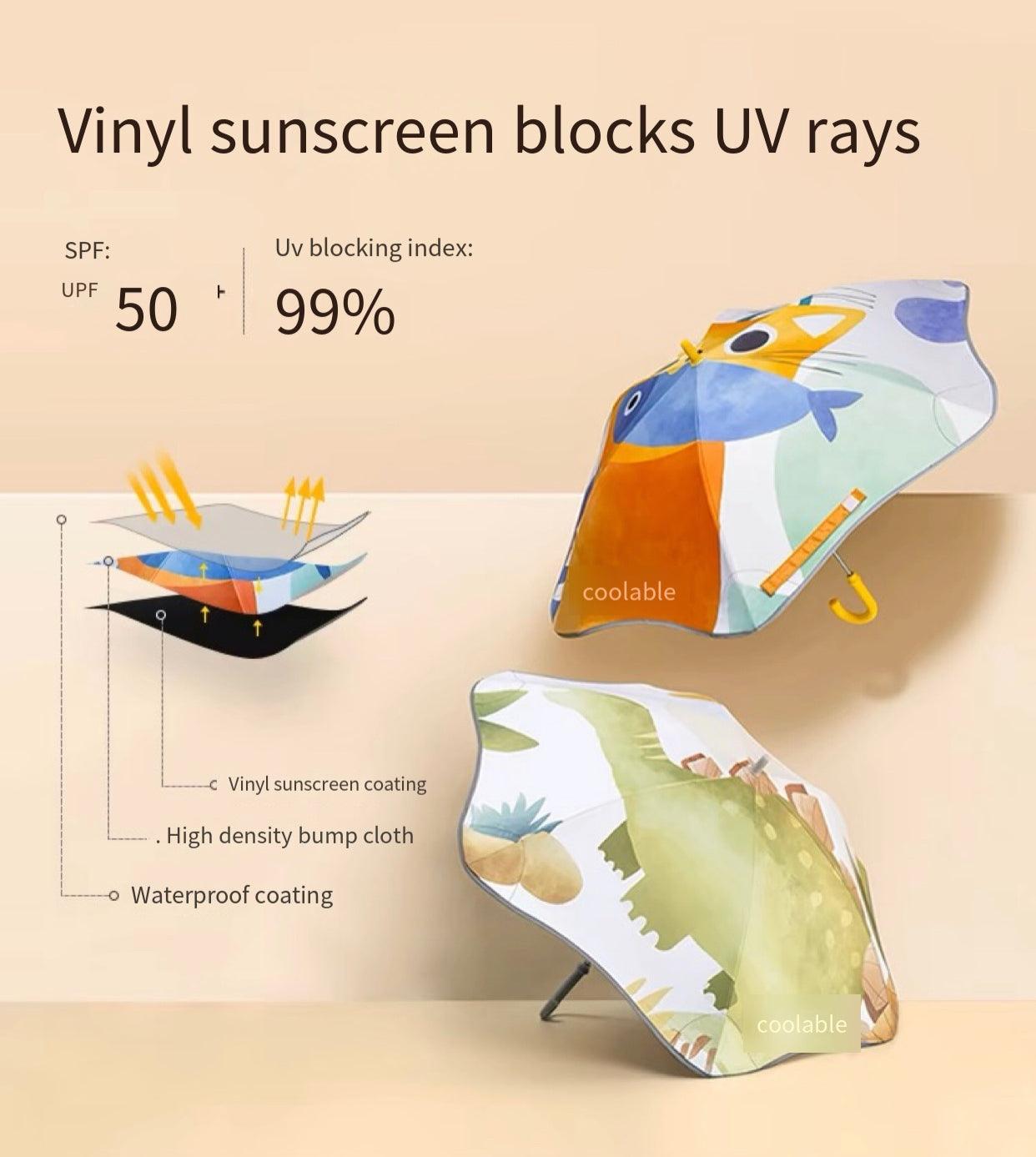 Coolable Kids Double Sided Umbrella | The Nest Attachment Parenting Hub