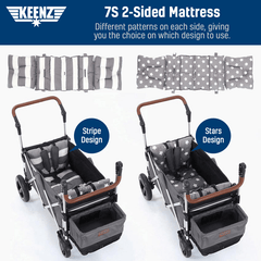 Keenz 7S Stroller Wagon Dual Sided Mattress | The Nest Attachment Parenting Hub