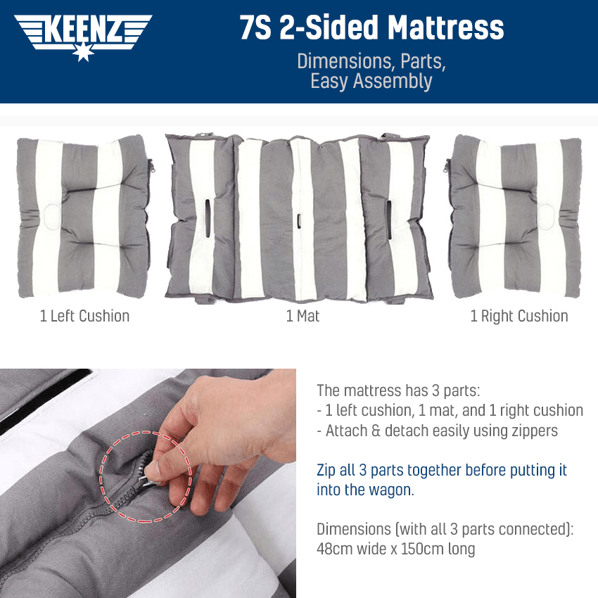 keenz stroller wagon dimensions
