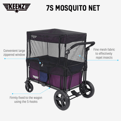 Keenz 7S Stroller Wagon Mosquito Net | The Nest Attachment Parenting Hub