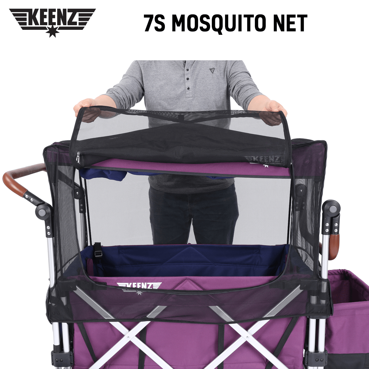 Keenz 7S Stroller Wagon Mosquito Net The Nest Attachment Parenting Hub