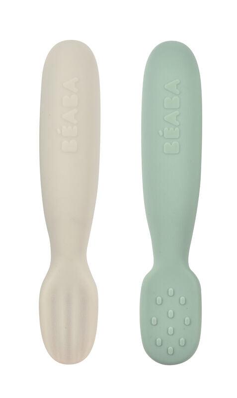 Beaba Silicone Pre-spoons (Set of 2) 4m+ | The Nest Attachment Parenting Hub