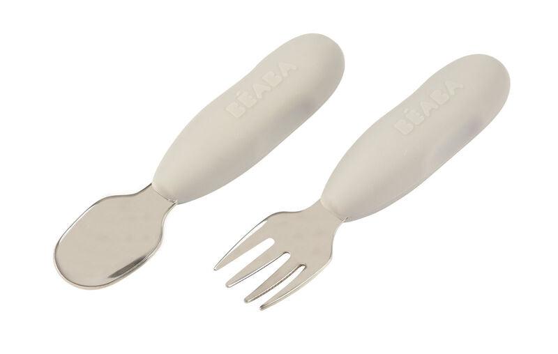 Beaba Stainless Steel Pre-cutlery 10m+ | The Nest Attachment Parenting Hub