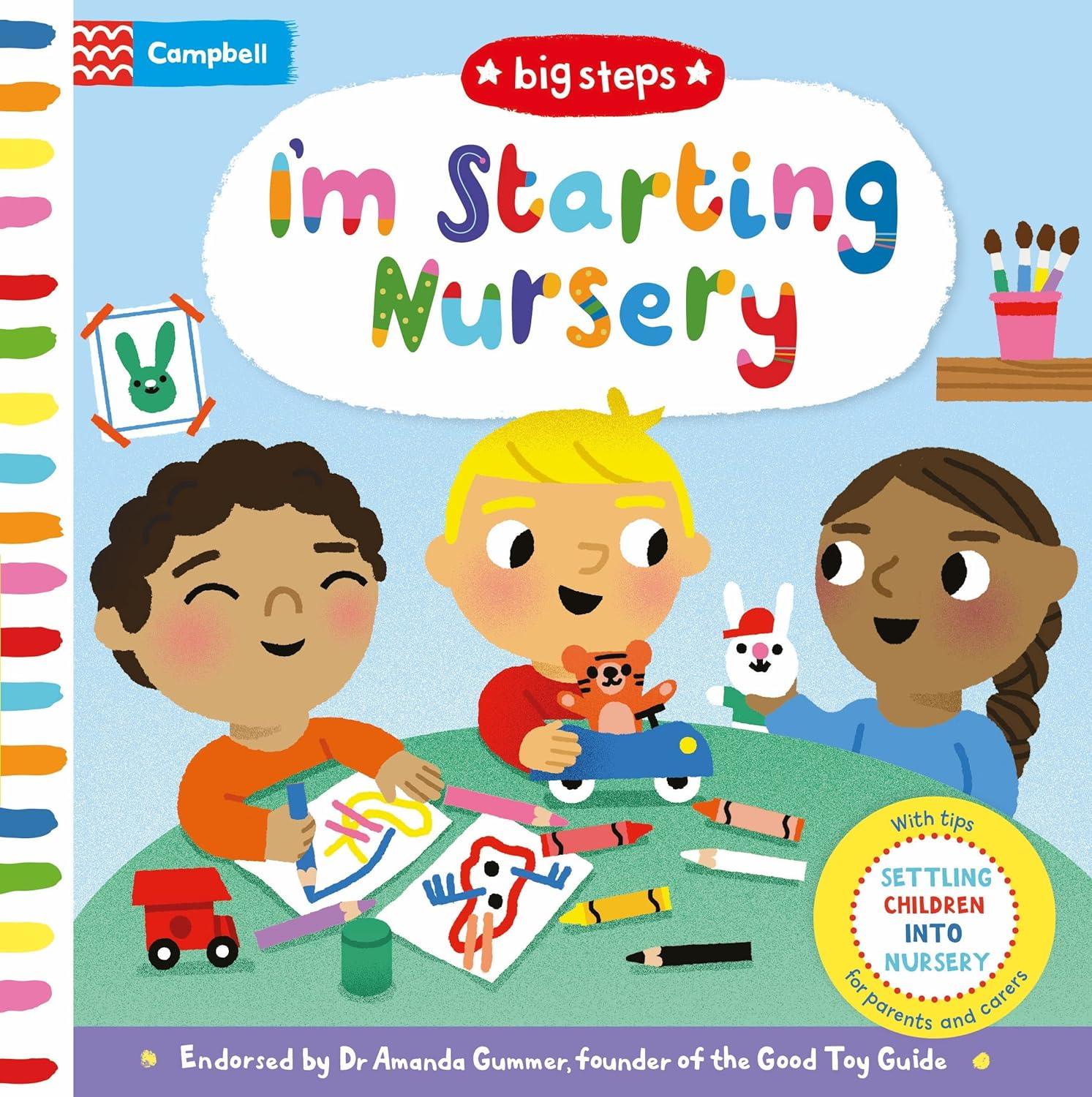 Campbell Big Steps Interactive Board Book: I'm Starting Nursery | The Nest Attachment Parenting Hub