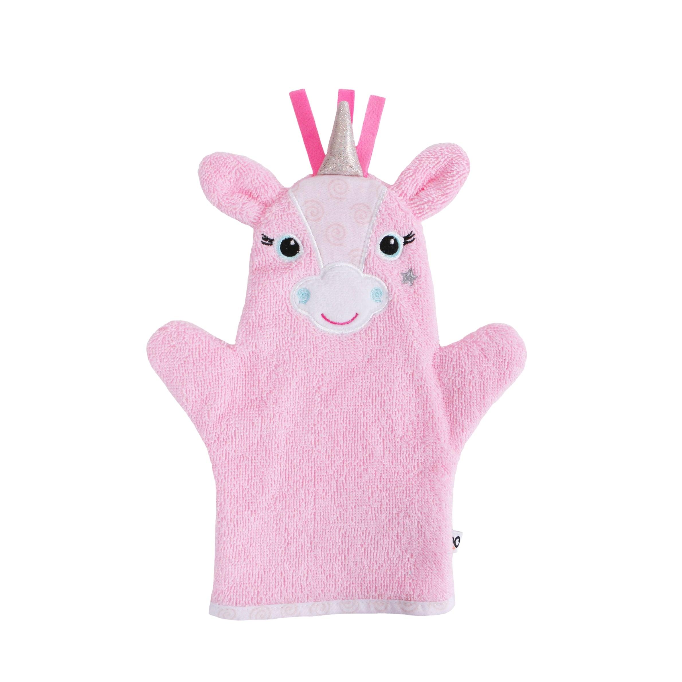 Zoocchini Baby Snow Terry Bath Mitt | The Nest Attachment Parenting Hub