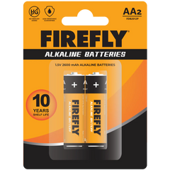 Firefly Alkaline Batteries AA 2s