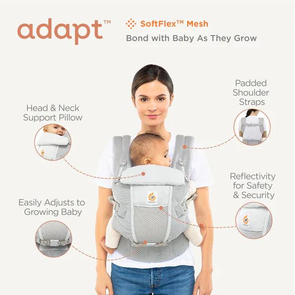 Ergobaby Adapt Soft Flex Mesh | The Nest Attachment Parenting Hub