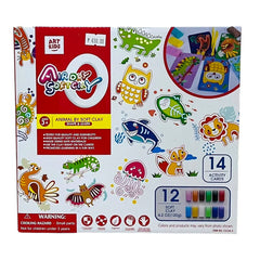 ArtKids Air Dry Soft Clay Activity Cards Style Shape and Learn