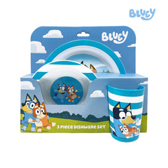 Totsafe Bluey 3pc Dishware Set