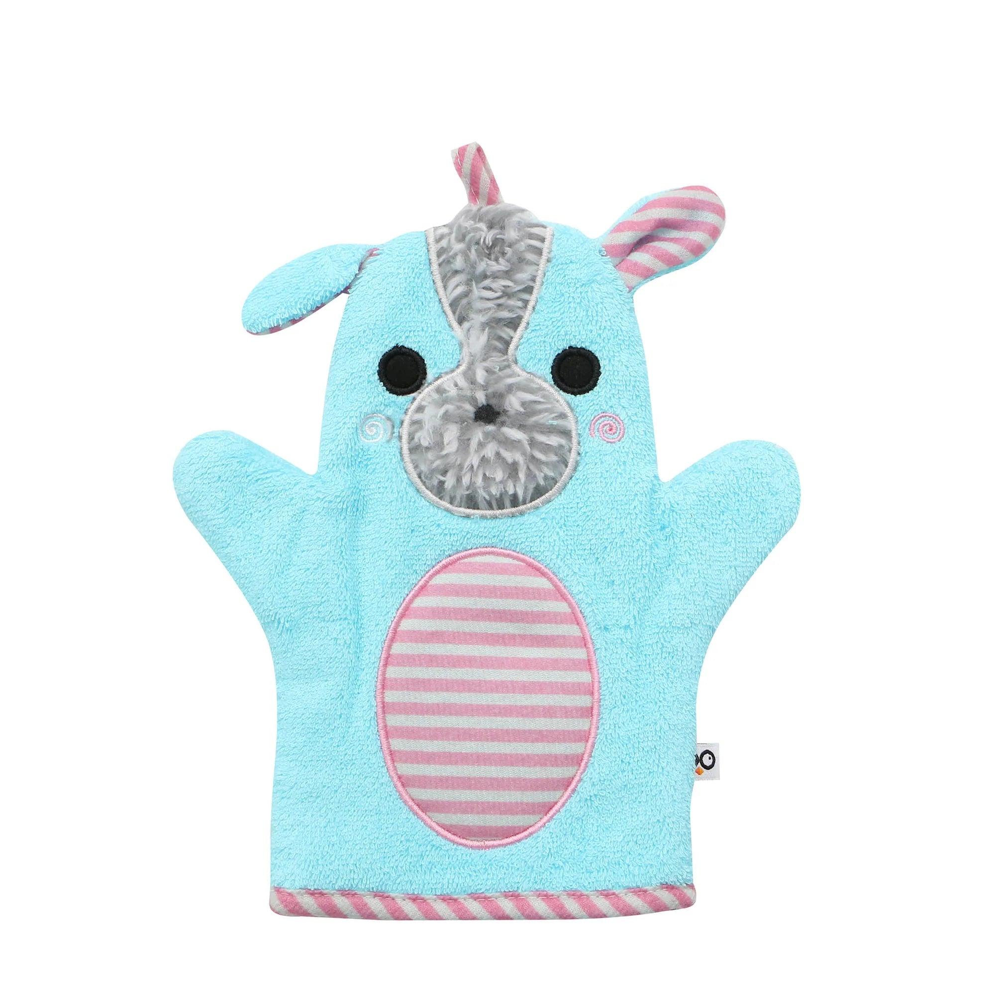 Zoocchini Baby Snow Terry Bath Mitt | The Nest Attachment Parenting Hub
