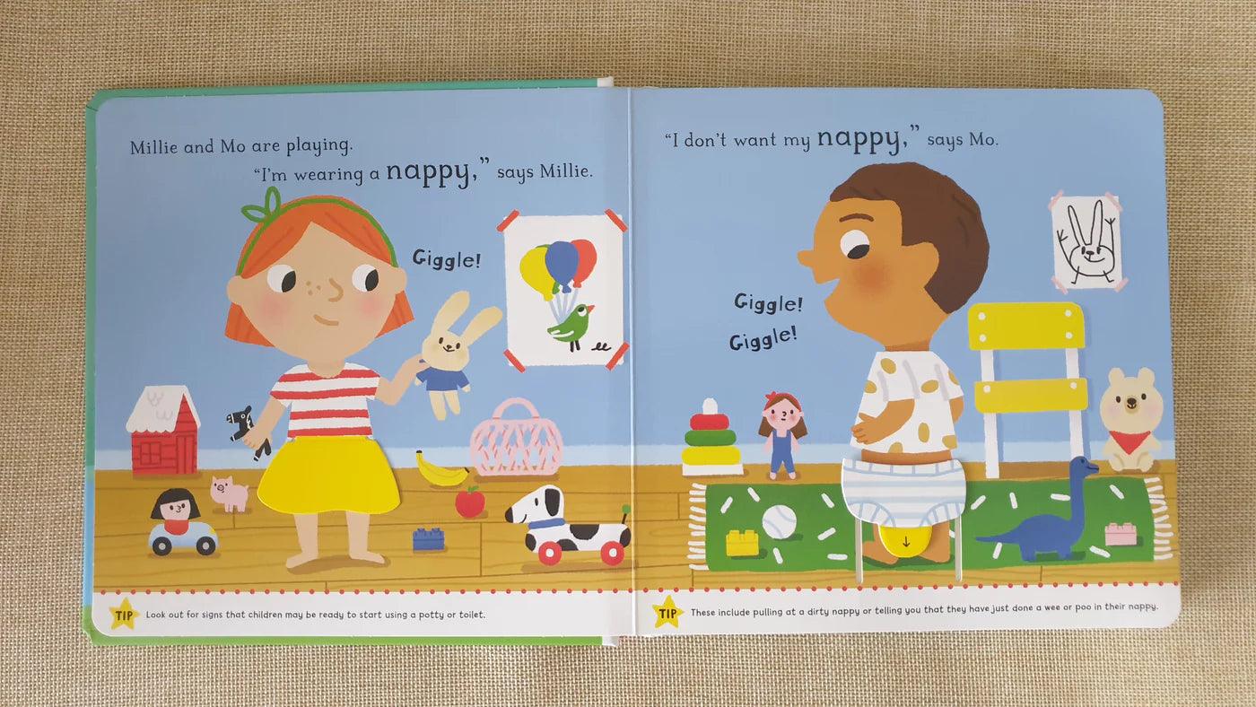 Campbell Big Steps Interactive Board Book: No More Nappies | The Nest Attachment Parenting Hub
