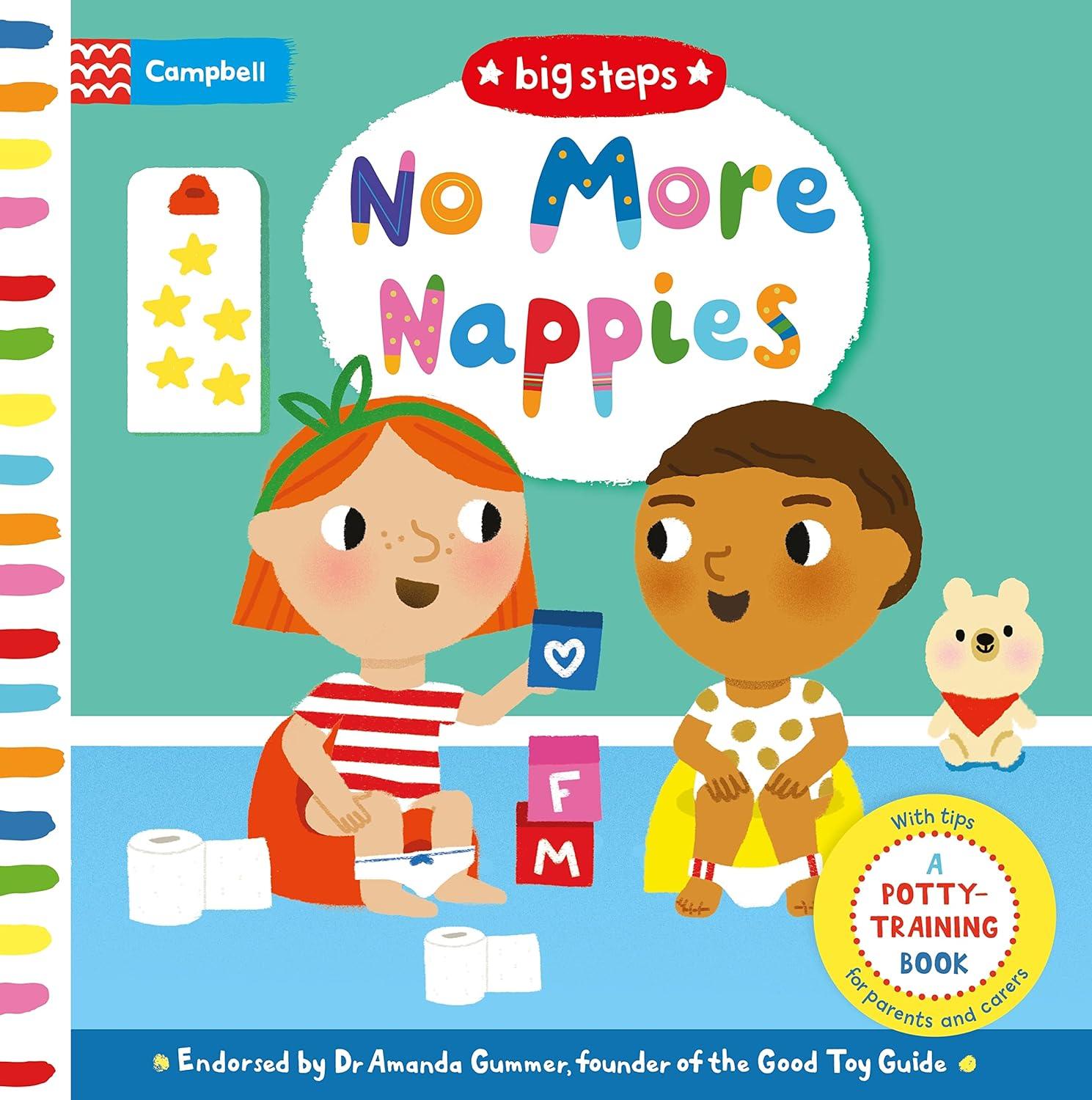 Campbell Big Steps Interactive Board Book: No More Nappies | The Nest Attachment Parenting Hub